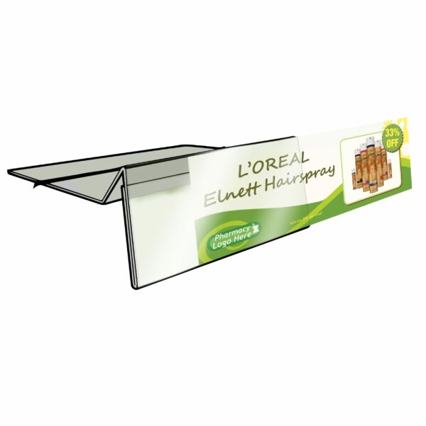 Angled Shelf Talker Holder